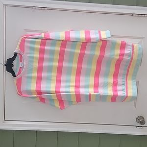 Crown & Ivy Cabana Dress Size XL Striped Fall RARE Excellent Gently Loved Cond